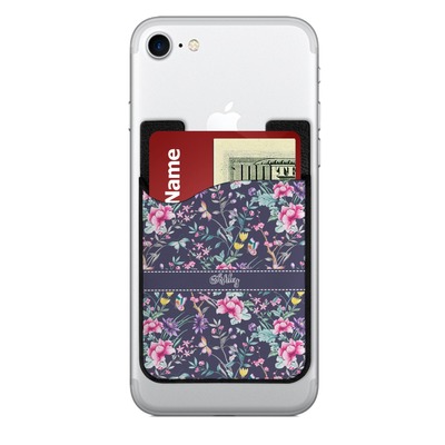Chinoiserie 2-in-1 Cell Phone Credit Card Holder & Screen Cleaner (Personalized)