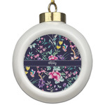Chinoiserie Ceramic Ball Ornament (Personalized)