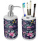 Chinoiserie Ceramic Bathroom Accessories Set (Personalized)