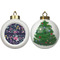 Chinoiserie Ceramic Christmas Ornament - X-Mas Tree (APPROVAL)