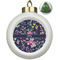 Chinoiserie Ceramic Ball Ornament - Christmas Tree (Personalized)