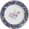 Chinoiserie Ceramic Plate w/Rim