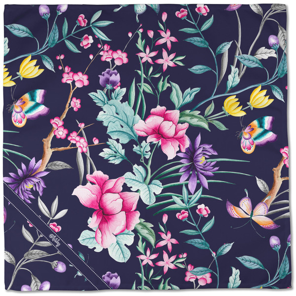 Chinoiserie Cloth Napkins - Personalized Dinner (Full Open)