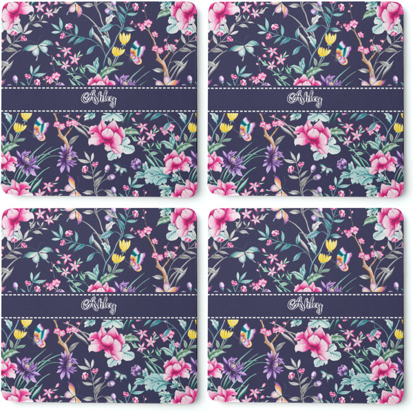 Chinoiserie Coaster Rubber Back - Apvl