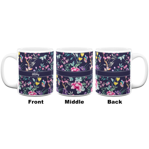 Chinoiserie Coffee Mug - 11 oz - White APPROVAL