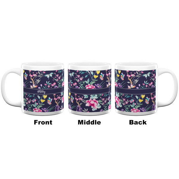 Chinoiserie Coffee Mug - 20 oz - White APPROVAL