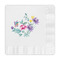 Chinoiserie Embossed Decorative Napkin - Front View