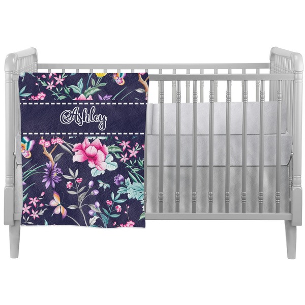 Custom Chinoiserie Crib Comforter / Quilt (Personalized)