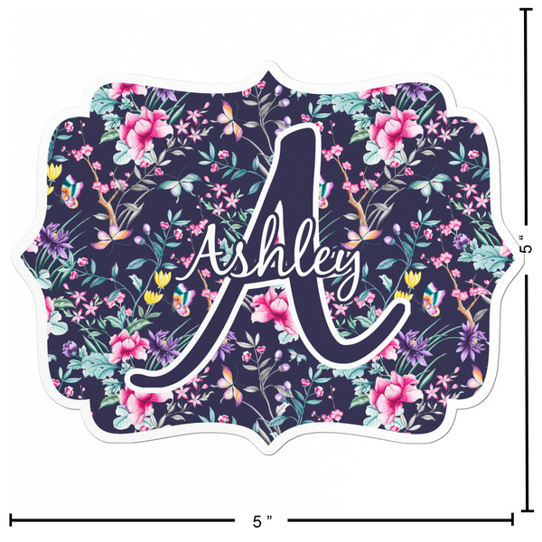 Chinoiserie Custom Shape Iron On Patches - L - APPROVAL