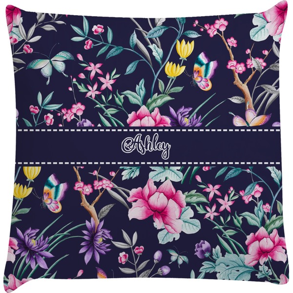 Custom Chinoiserie Decorative Pillow Case (Personalized)