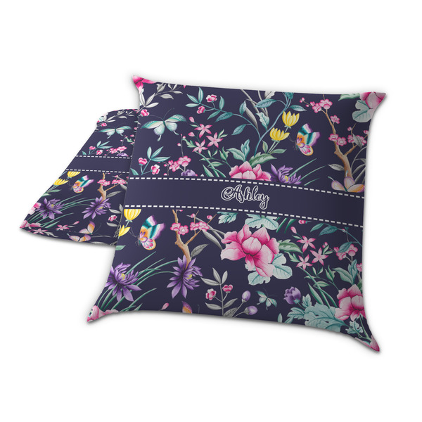 Chinoiserie Decorative Pillow Case - TWO