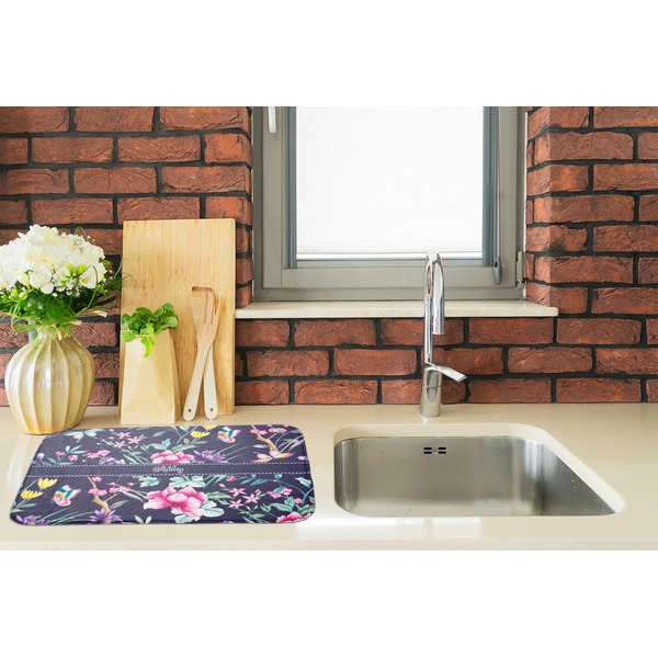 Chinoiserie Dish Drying Mat - LIFESTYLE 2