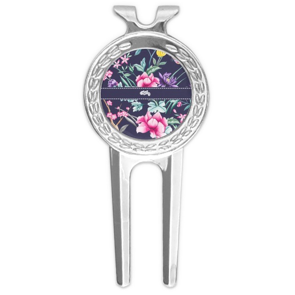 Custom Chinoiserie Golf Divot Tool & Ball Marker (Personalized)