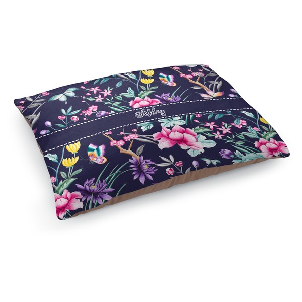 Custom Chinoiserie Dog Bed - Medium w/ Name or Text