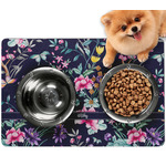 Chinoiserie Dog Food Mat - Small w/ Name or Text