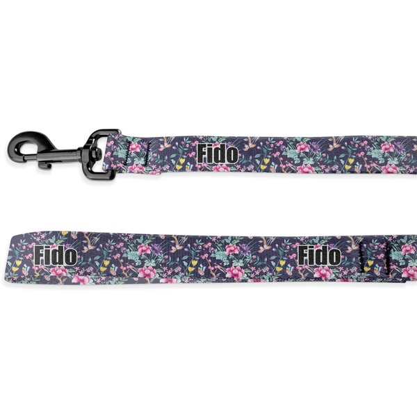 Custom Chinoiserie Deluxe Dog Leash - 4 ft (Personalized)
