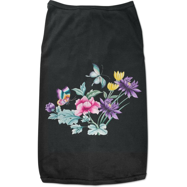 Custom Chinoiserie Black Pet Shirt - L