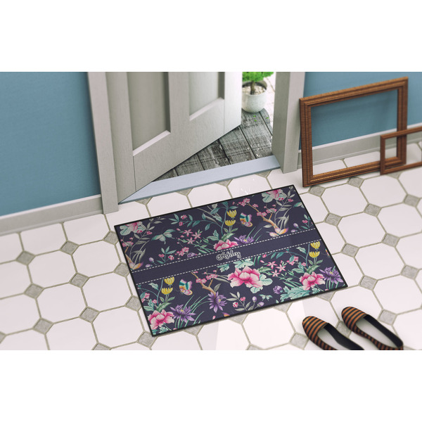 Chinoiserie Door Mat Lifestyle
