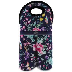 Chinoiserie Wine Tote Bag (2 Bottles) (Personalized)