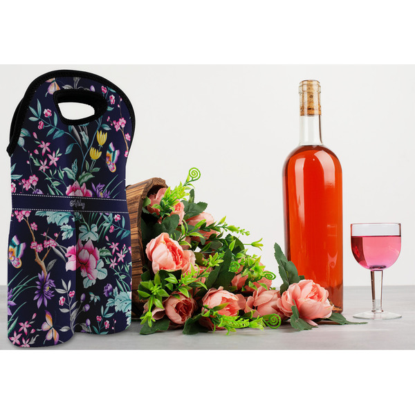 Chinoiserie Double Wine Tote - LIFESTYLE (new)