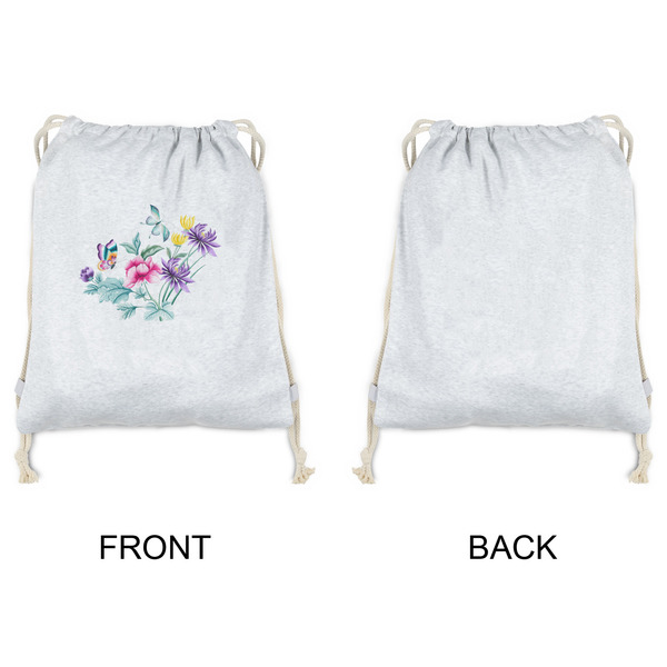 Chinoiserie Drawstring Backpacks - Sweatshirt Fleece - Single Sided - APPROVAL