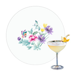 Chinoiserie Printed Drink Topper - 3.25"