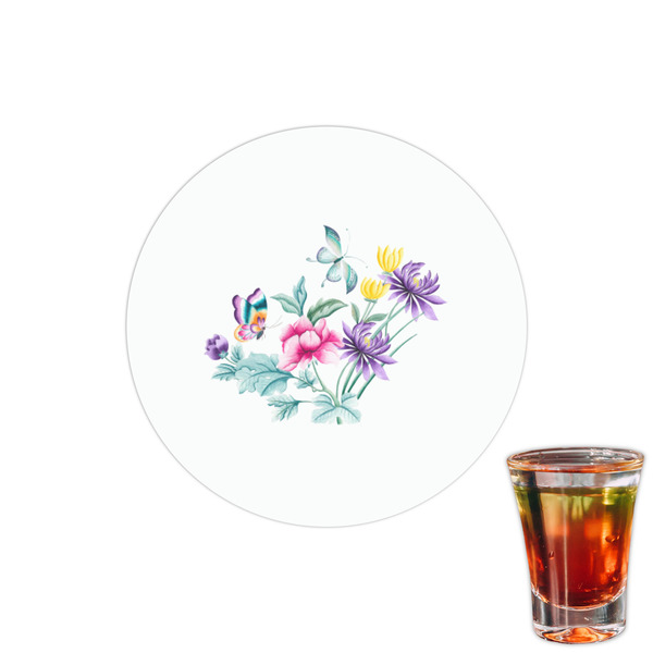 Custom Chinoiserie Printed Drink Topper - 1.5"