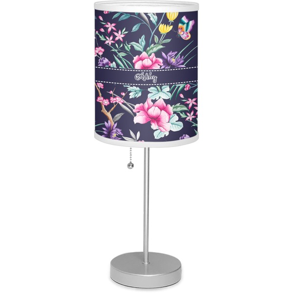 Custom Chinoiserie Lamp with Drum Shade (Personalized)
