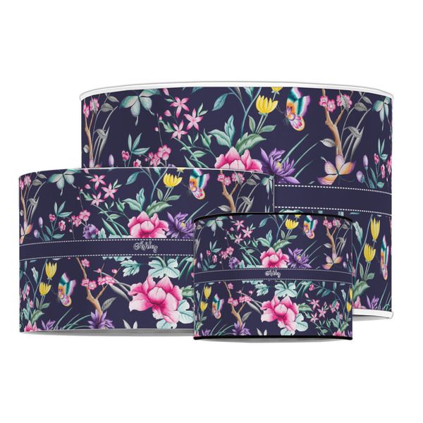 Chinoiserie Drum Lampshades - MAIN