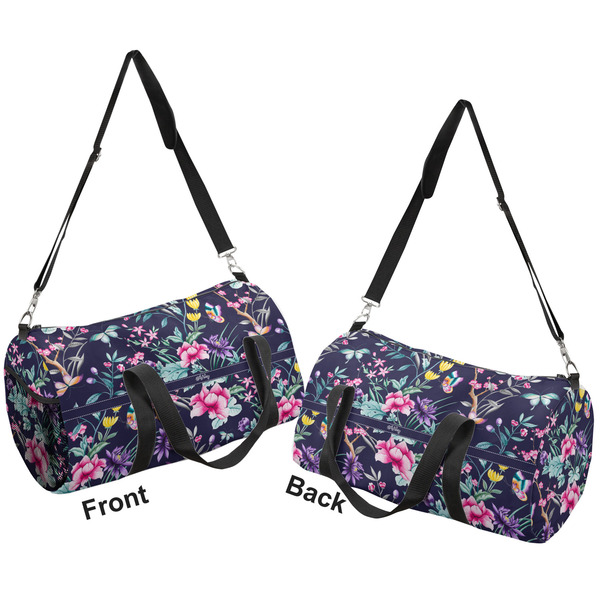 Chinoiserie Duffle bag small front and back sides