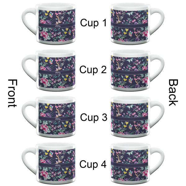 Chinoiserie Espresso Cup - 6oz (Double Shot Set of 4) APPROVAL