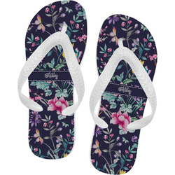 Chinoiserie Flip Flops - Large (Personalized)