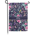 Chinoiserie Small Garden Flag - Single Sided w/ Name or Text