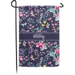 Chinoiserie Small Garden Flag - Double Sided w/ Name or Text