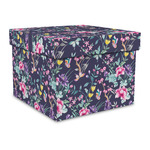 Chinoiserie Gift Box with Lid - Canvas Wrapped - Large (Personalized)