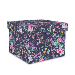 Chinoiserie Gift Box with Lid - Canvas Wrapped - Medium (Personalized)