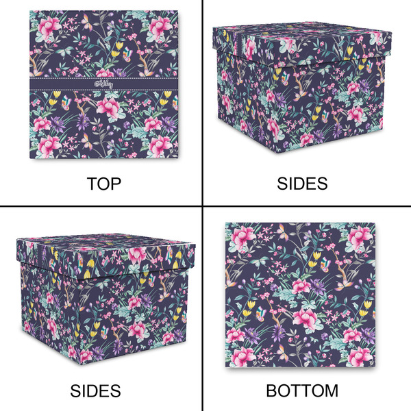 Chinoiserie Gift Boxes with Lid - Canvas Wrapped - X-Large - Approval