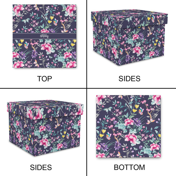 Chinoiserie Gift Boxes with Lid - Canvas Wrapped - XX-Large - Approval