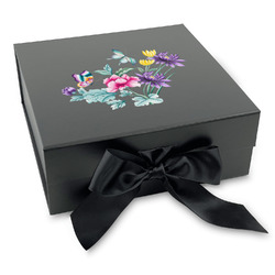 Chinoiserie Gift Box with Magnetic Lid - Black