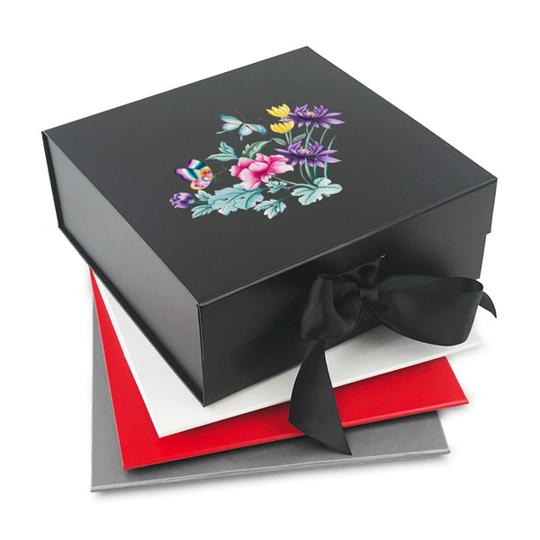 Custom Chinoiserie Gift Box with Magnetic Lid