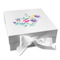 Chinoiserie Gift Boxes with Magnetic Lid - White - Front