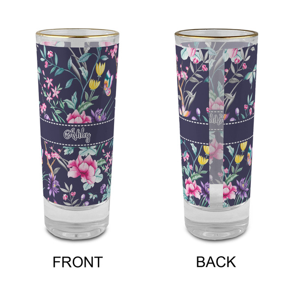 Chinoiserie Glass Shot Glass - 2 oz - Single - APPROVAL