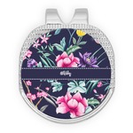 Chinoiserie Golf Ball Marker - Hat Clip - Silver