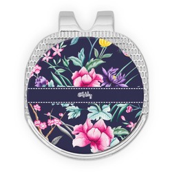 Chinoiserie Golf Ball Marker - Hat Clip - Silver