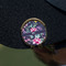 Chinoiserie Golf Ball Marker Hat Clip - Gold - On Hat