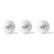 Chinoiserie Golf Balls - Generic - Set of 3 - APPROVAL