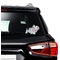 Chinoiserie Graphic Car Decal (On Car Window)