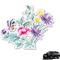 Chinoiserie Graphic Car Decal (Personalized)