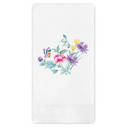 Chinoiserie Guest Napkins - Full Color - Embossed Edge