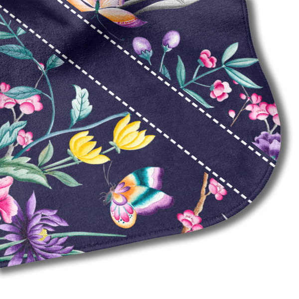 Chinoiserie Hooded Baby Towel- Detail Corner